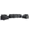 Luxurious and Sophisticated Sofa Set with Soft Cushions and Pillows, Home for Living Rooms and Clubs as well as Home Theaters
