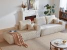 104.3''Cloud Sectional Couch with L-Shaped Chaise,Modern Modular Sofa with Deep Seat, with side pockets ,Upholstered Couches for Living Room Bedroom