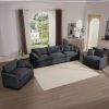 Luxurious and Sophisticated Sofa Set with Soft Cushions and Pillows, Home for Living Rooms and Clubs as well as Home Theaters