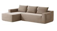 96.9" Cloud Sectional Couch with L-Shape Chaise,Modern Modular Sofa with Deep Seat, Upholstered Couches for Living Room Bedroom,No Assembly Required