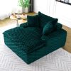 51 - inch Comfort - bearing Sofa: Two Pillows and One Backrest, Suitable for Multiple Scenarios in Bedrooms and Living Rooms