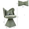 Vanity Chair with Butterfly Back,Swivel Accent Chair Dining Chairs,Makeup Stool for Bedroom Dressing Table,Suitable for Living Room,Dining Room,Study
