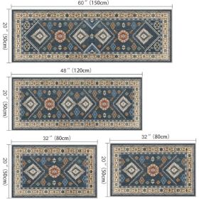 Boho Kitchen Rugs Sets 4 Piece With Runner Floral Kitchen Floor Mat Carpet Farmhouse Kitchen Rugs And Mats Non Skid Washable Runner Rug For Kitch (Option: 4)