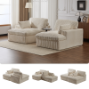 Double Chaise Lounge Chair Indoor,Oversized Upholstered Sleeper Cloud Couch,Deep Seat Luxury Sofa Bed,Sectional Sofa Chaise Love-seat