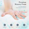2-3 Inch Gel Memory Foam Mattress Topper Full Size Cooling Mattress Soft and Breathable Bed Topper School Bedroom Furniture